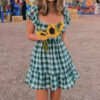 S740d255a8e014b4588f828f8c272c1e9H.jpg Gingham Harmony Summer Dress