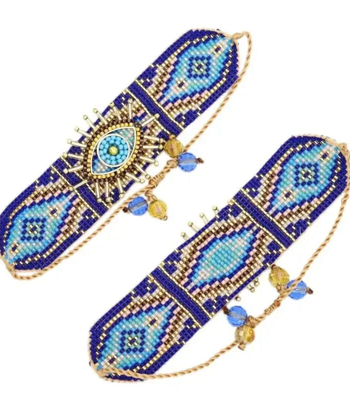 S7453aaddbceb457a9001d20165aa3491R.jpg Spirit and Rebel Miyuki Beads Evil Eye Boho Bracelet
