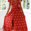 S77f7ea0439f14133b77b07097ccb2de9V.jpg Whispering Meadow V-Neck Bohemian Wrap Dress Red – Spirit & Rebel