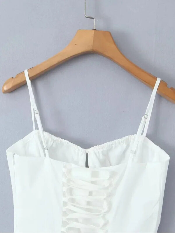 Spirit and Rebel Lace Up Mini Summer Dress Sundress