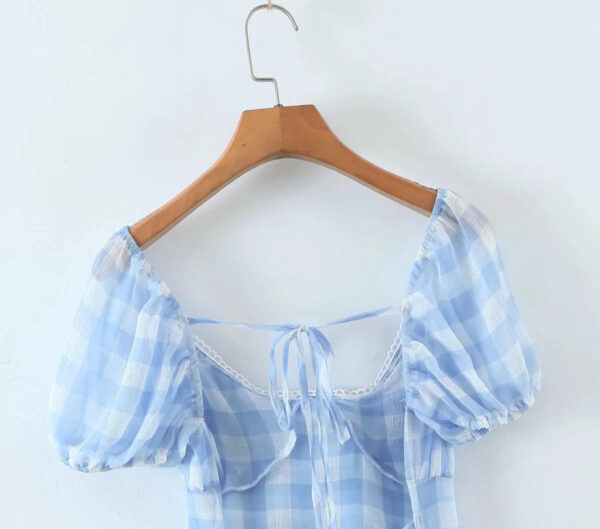 S7bd1ebfe43fa473f9413ac8ae5ca4d83w.jpg Gingham Harmony Summer Dress