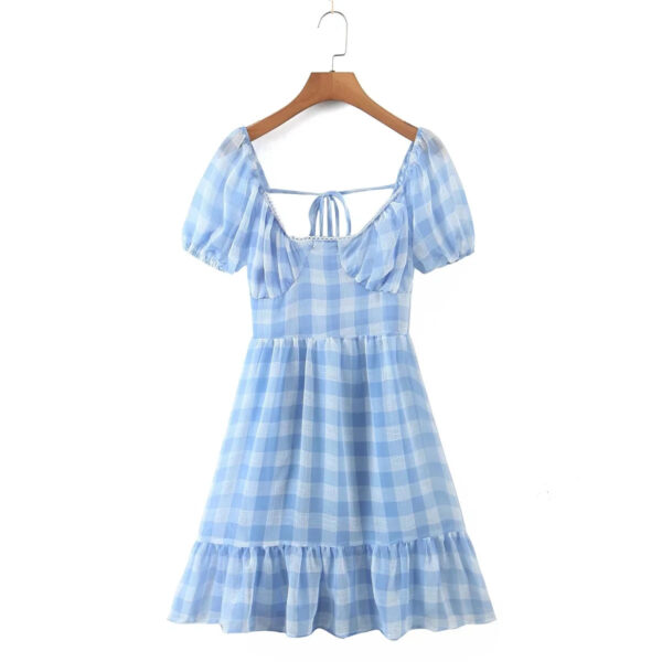 S7f005a8a6ee84766a7a9de596866891ac.jpg Gingham Harmony Summer Dress