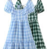 S8a4f962687ba4644b3ace72566e89085u.jpg Gingham Harmony Summer Dress