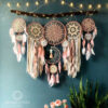 S8ca487efd27f4e53a83509ee96f939e11.jpg Mystic Weaves Dreamcatcher Set 5 pcs with Star Accents