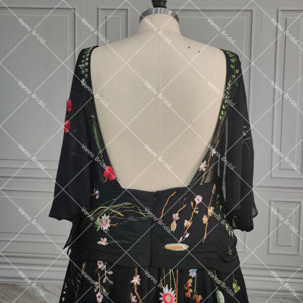 Enchanted Garden Floral Boho Wedding Dress