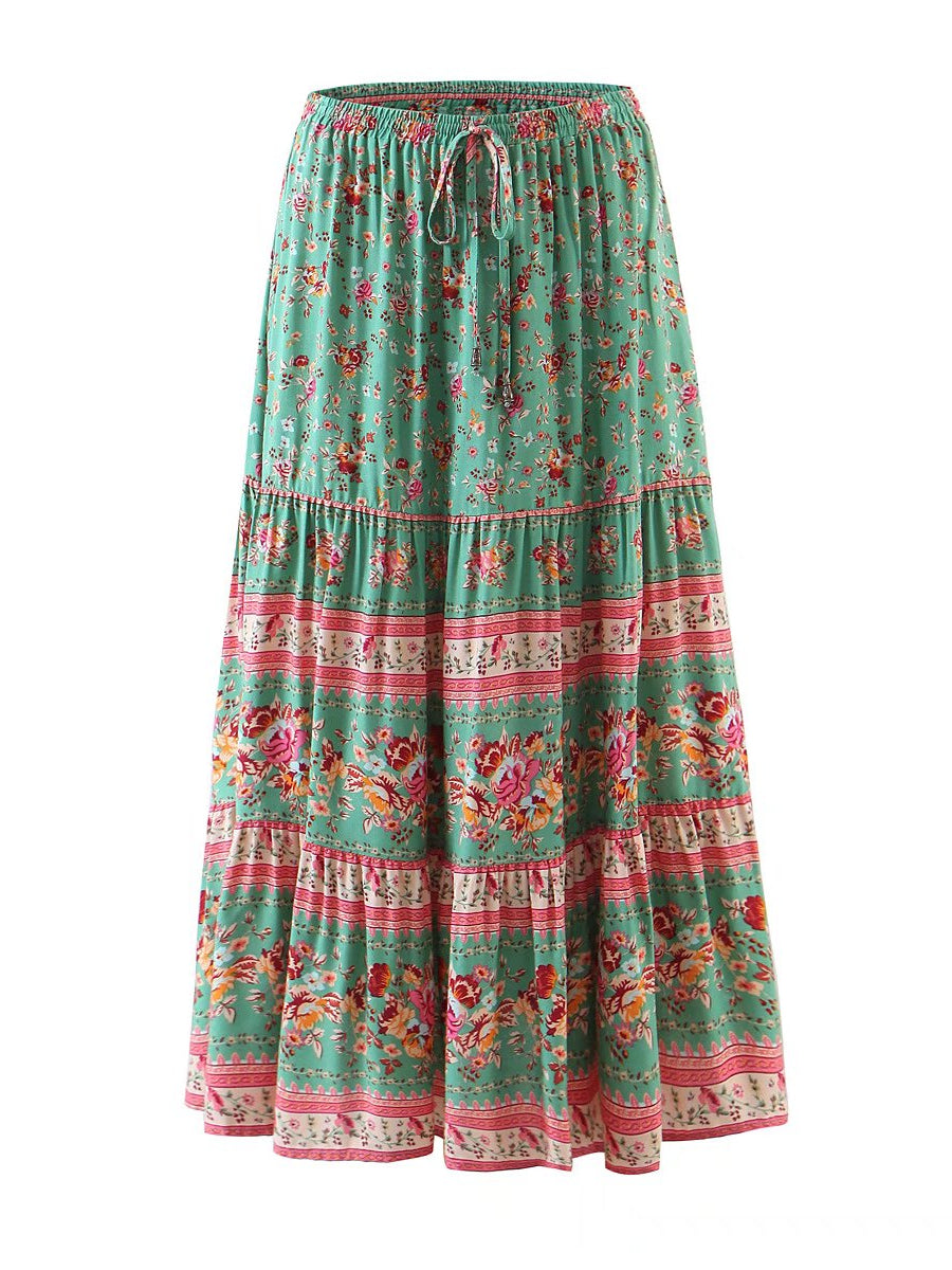 Floral Odyssey Wanderer Maxi Skirt - Image 9