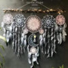 S94de41ec29d44a3aabc84cfeeed125abZ.jpg Mystic Weaves Dreamcatcher Set 5 pcs with Star Accents