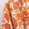 Amber Glow Floral Kimono Wrap