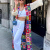 Bohemian Patchwork Dream – Handcrafted Crochet Cardigan