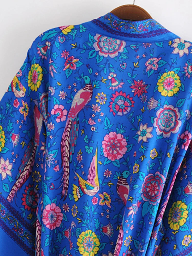 Songbird Serenade Kimono Robe - Image 10