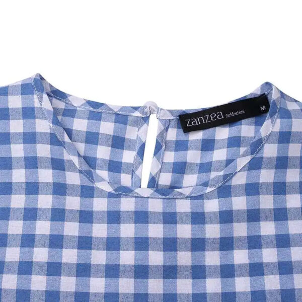 Plaid Breeze Dream Plus Size Boho Dress