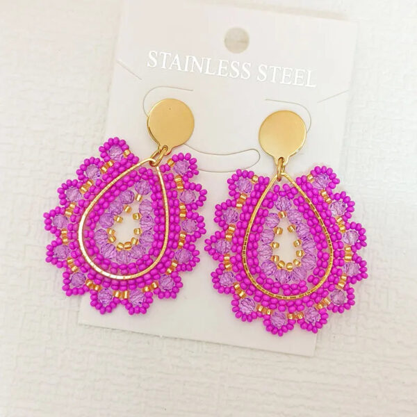 Saf5a088585c647808cfea3073dc7bf53m-1.jpg Boho Earrings Wildflower Aura Teardrop Design