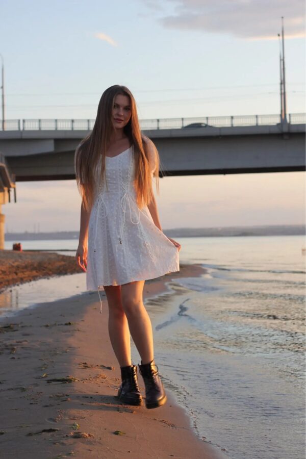 Embroidered Dream Corset Dress