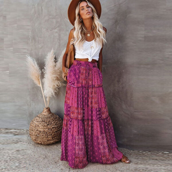 Sb6bd6b1c9cc549debe1eefd06fa165a6S_166a040e-64f8-4b61-8135-a8159bb6d54b.jpg Wildflower Wanderer Boho Maxi Skirt