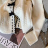 Sweet French Elegant Bow Knitted Cardigan