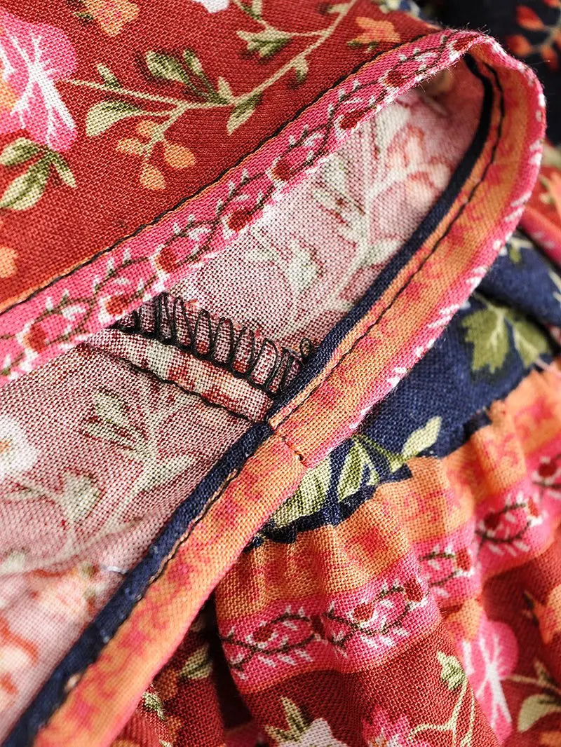 Floral Odyssey Wanderer Maxi Skirt - Image 22