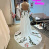 Enchanted Garden Floral Boho Wedding Dress