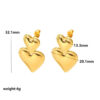 Sc89833ecfd5f44c8b4ac121f0abd4c92s.jpg Twilight Charm Heart Dangle Earrings in Metallic Finish