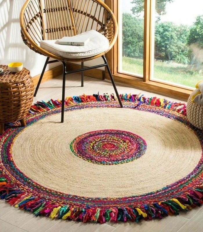 Earth and Color Harmony Boho Rug Mat