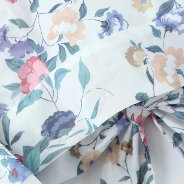 Spirit and Rebel Floral Square Neck Boho Blouse