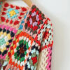 Bohemian Patchwork Dream – Handcrafted Crochet Cardigan
