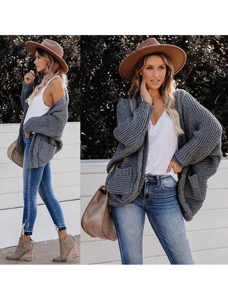 Cozy Boho Chic Batwing Cardigan - Image 12