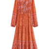 Sddf24453f8454bceb3e7d2287248cb64z.jpg For Every Spirit Lantern Sleeve Maxi Dress