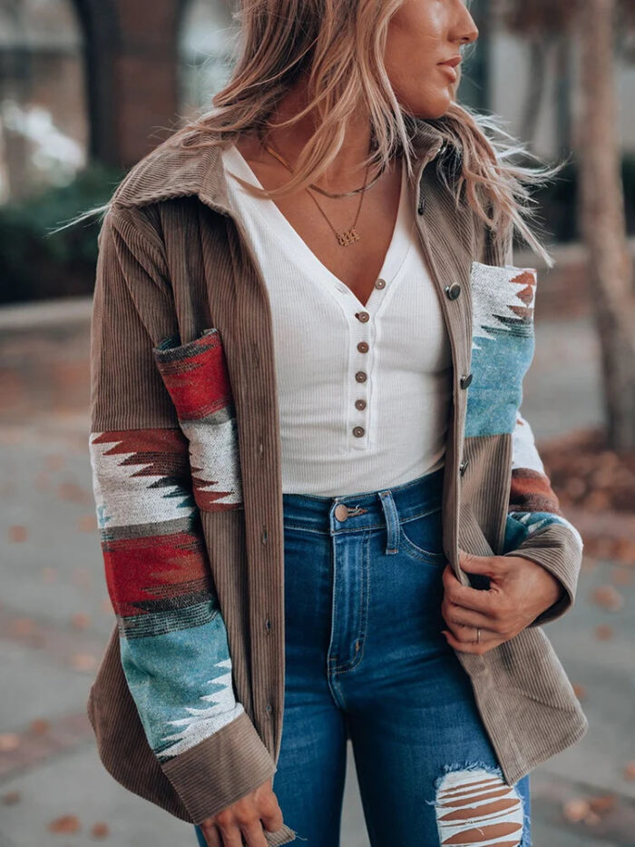 Endless Dreams Aztec Pattern Boho Jacket