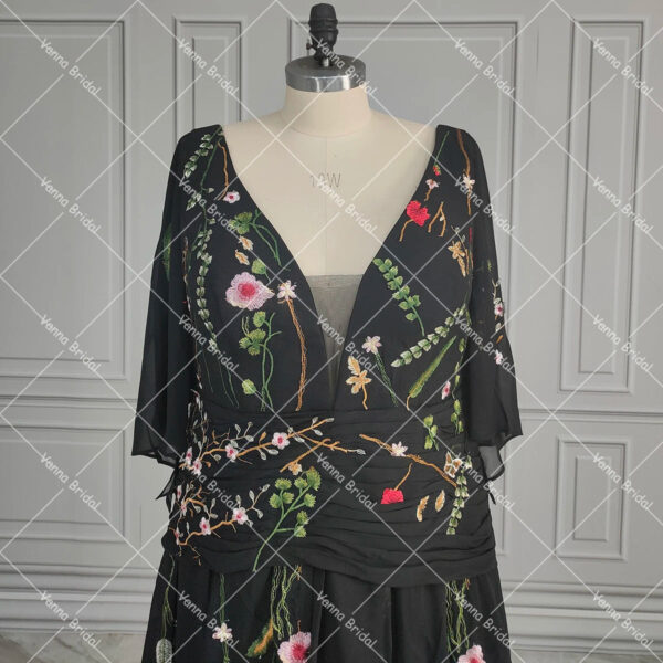 Enchanted Garden Floral Boho Wedding Dress