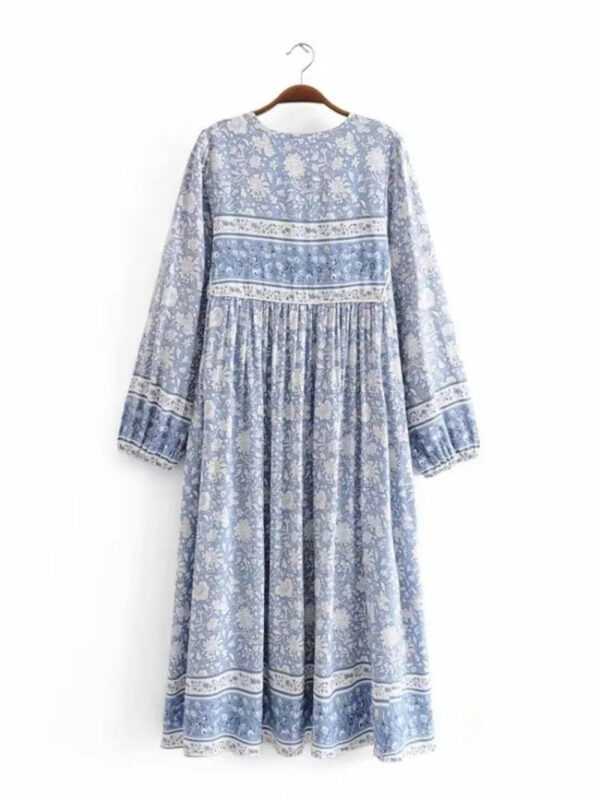 Azure Bloom Prairie Dress