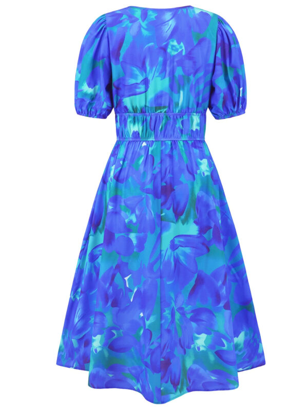 a90de04e-a3b5-44b4-b9c2-b62b7c2b1650-Max_f4079143-1996-49b1-9ea7-60853fdc1959.jpg Boho Chic Ruched Printed Surplice Short Sleeve Dress