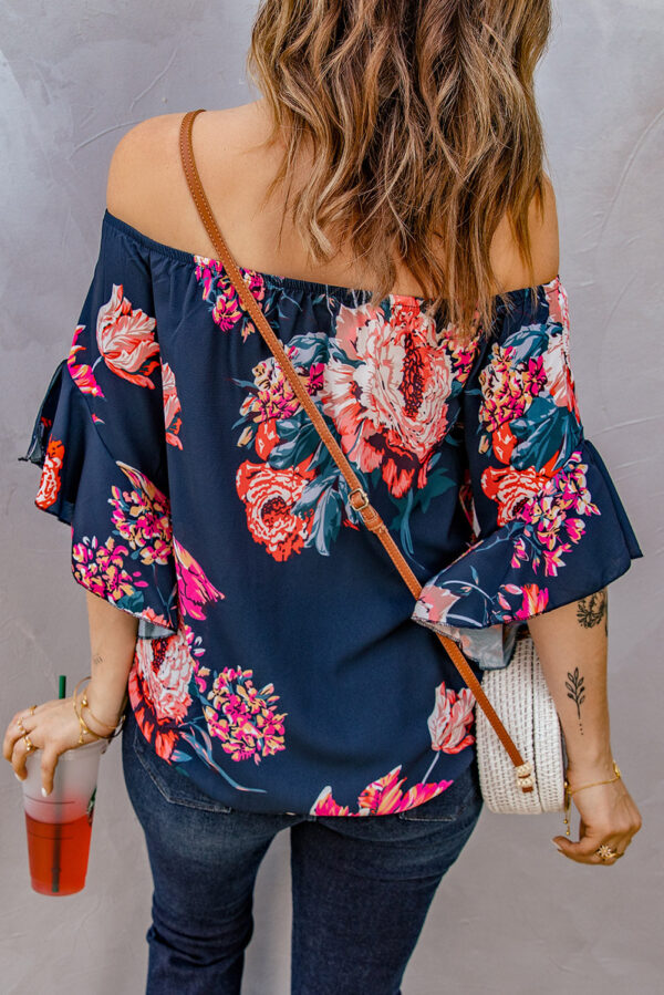 dadedd21d7cf4e08a01aec36ed9edfbd-Max.jpg Printed Off-Shoulder Flounce Sleeve Boho Top