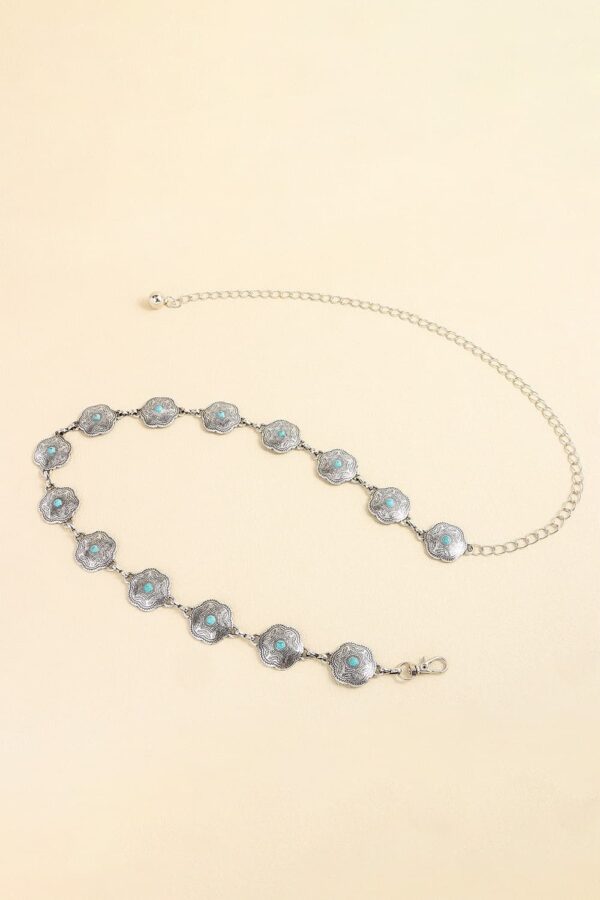 Vintage Turquoise Alloy Boho Belt - Spirit and Rebel