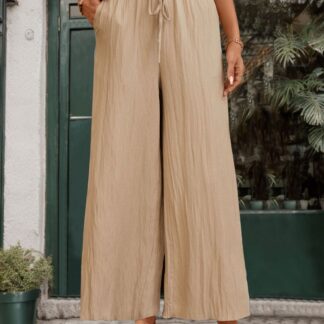 Frill Wide Leg Boho Pants - Spirit and Rebel