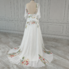 Enchanted Garden Floral Boho Wedding Dress