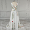 Enchanted Garden Floral Boho Wedding Dress