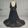 Enchanted Garden Floral Boho Wedding Dress