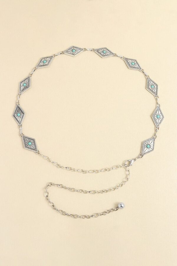 Vintage Turquoise Alloy Boho Belt - Spirit and Rebel