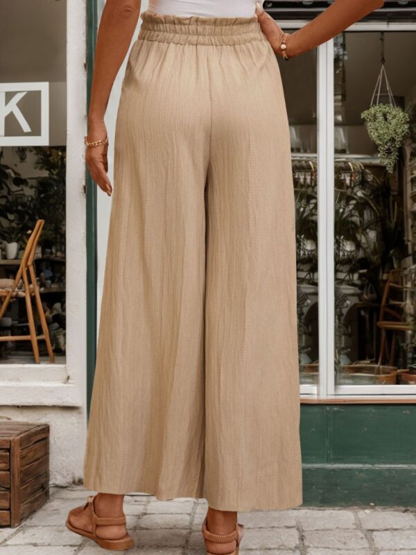 Frill Wide Leg Boho Pants - Spirit and Rebel