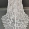 Elegant Boho Floral Lace V Neck Wedding Dress White – Spirit & Rebel