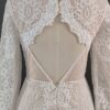 Elegant Boho Floral Lace V Neck Wedding Dress White – Spirit & Rebel