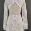 Elegant Boho Floral Lace V Neck Wedding Dress White – Spirit & Rebel