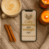 20251119_0004_Cozy Autumn Vibes_remix_01kacftd25e10bx39f11vetjj0 Christmas Quote Phone Wallpaper – “Cozy Moments Are Enough”