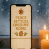 20251119_0029_Cozy Winter Wallpaper_remix_01kach82tpey1983t5ep58r3rx Christmas Quote Phone Wallpaper – “Peace Settles Over My Home”