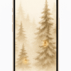 20251119_0237_iPhone Wallpaper Mockup_remix_01kacrk8zhebhs2w8qza328t48 Winter Forest Phone Wallpaper – Cozy Lantern Snow Scene