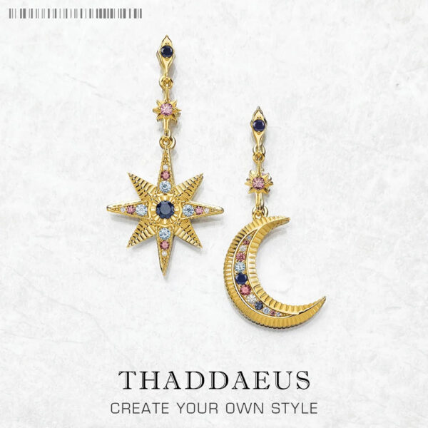 S785ac88e8f1646eb9159c988a3919519R.jpg Celestial Moon & Star Drop Statement Earrings