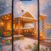20251202_2052_Whimsical Train Station_remix_01kbg6d77cf8cr1f08crxh042a Gingerbread Train Station Christmas Phone Wallpaper
