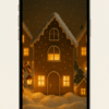 20251202_2344_Phone Wallpaper Mockup_remix_01kbgg7wehexhrycars0579gb9 Gingerbread Village Glow – Christmas Phone Wallpaper