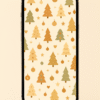 Warm Forest Pattern – Christmas Boho Phone Wallpaper