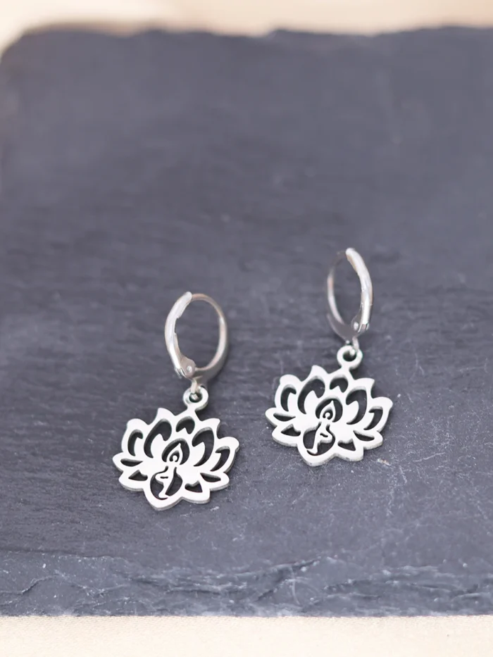 Lotus Inner Peace Boho Earrings